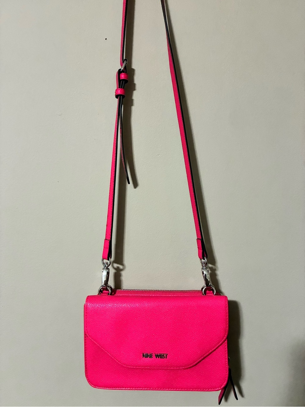 Nine West Bright Pink Crossbody Bag